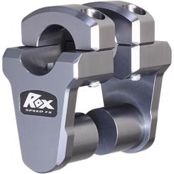 Rox Speed FX 50mm Modelspecifik Riser Styrhæver Til 28,6mm MC Styr Grå Anodiseret